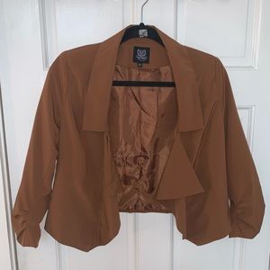 COPY - Brown Cropped Blazer